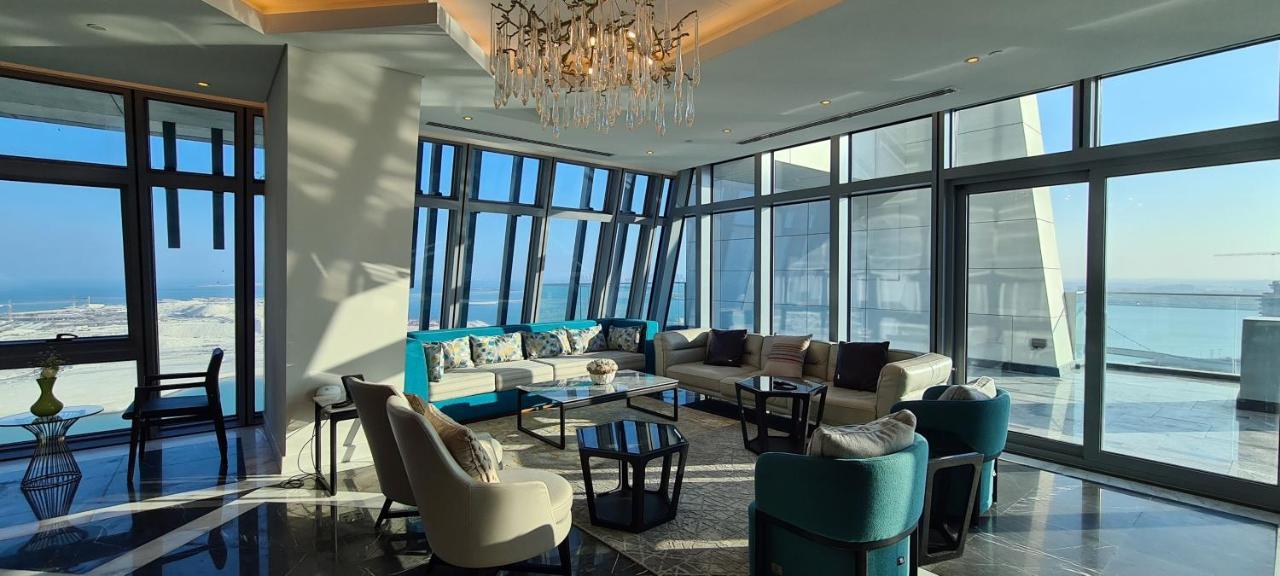 Waterfront Hotel Apartment Lusail Eksteriør bilde The Sky Lounge